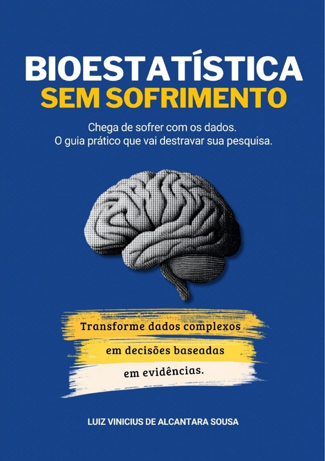 Capa do livro Bioestatística Sem Sofrimento